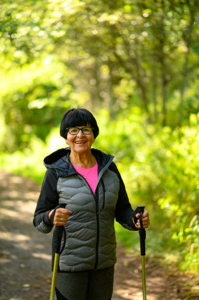 istock Portrait of an active senior hiking 1181019992