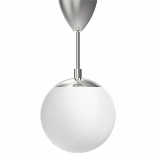 3D rendering illustration of a ceiling lamp