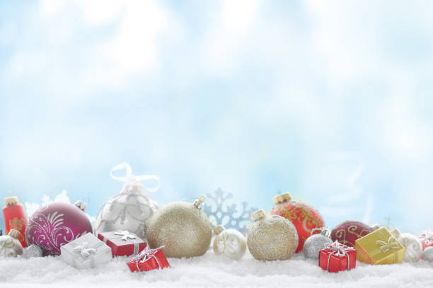 istock Christmas decoration and christmas present 1181022346