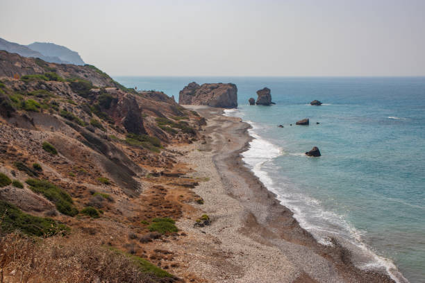 istock Petra tou Romiou beach, Pafos, Cyprus, Greece 1181023946