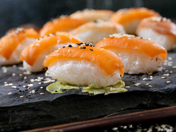 Smoked Salmon Sushi