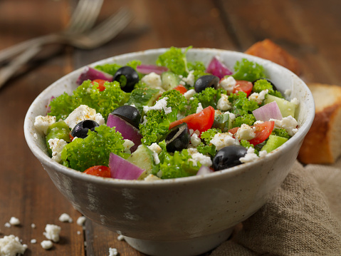 Kale Greek Salad