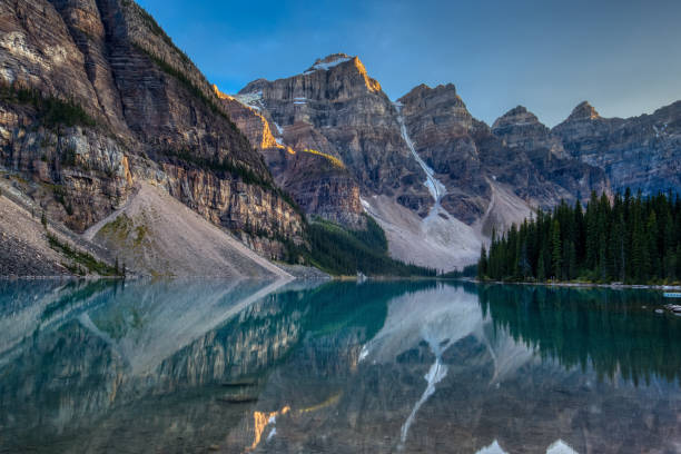 istock Moraine Lake at Sunset 1181027090
