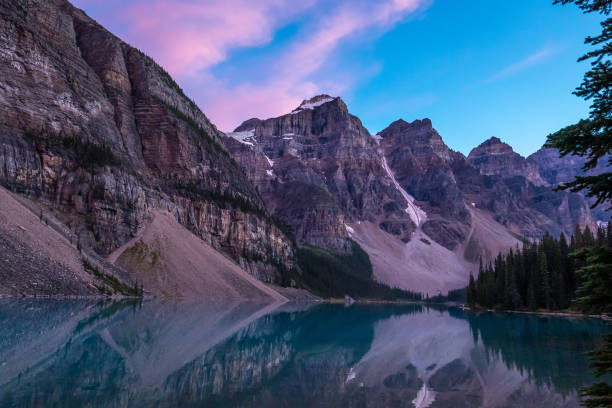 istock Moraine Lake after Sunset 1181027209