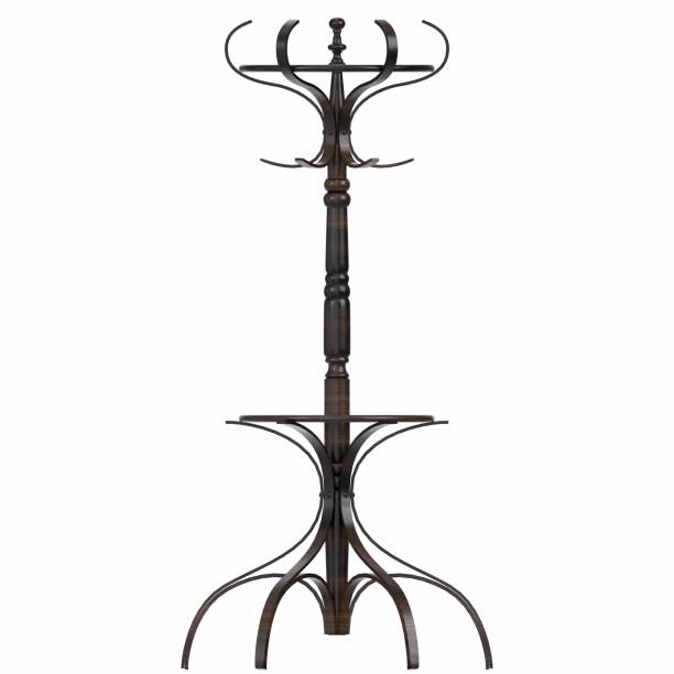 Coat stand 3D rendering illustration of a coat stand coat rack stock pictures, royalty-free photos & images