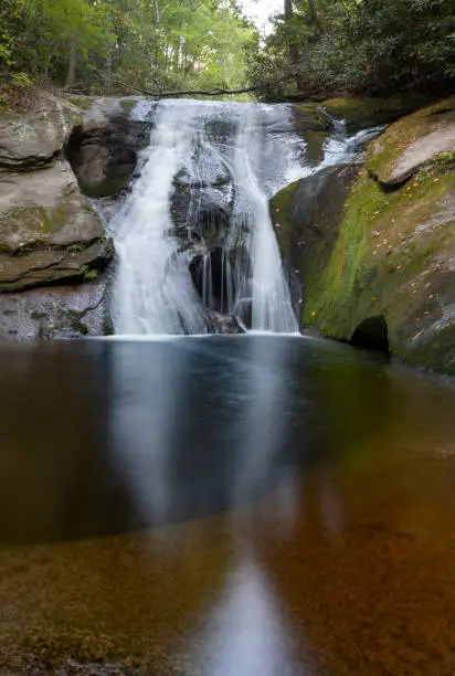 Photo of Widow Fall in North Carolina's Stone Mountain Park