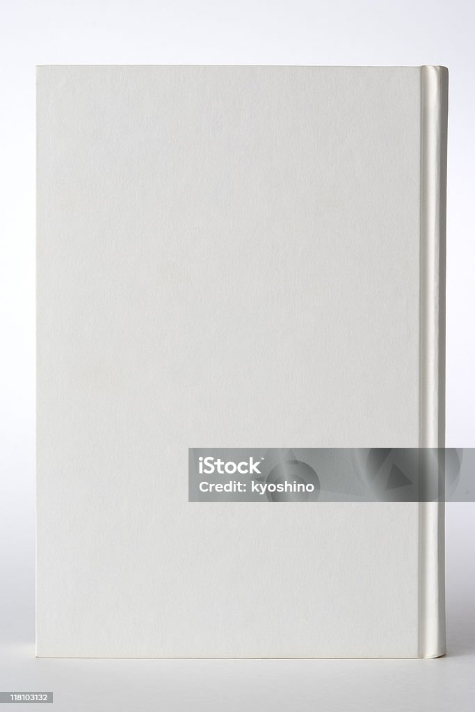 絶縁ショットのスタンド型の白い背景の上に空白のご予約 - からっぽのロイヤリティフリーストックフォト