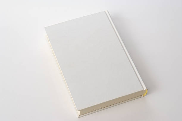 istock Isolated shot of closed white blank book on white background 118103135