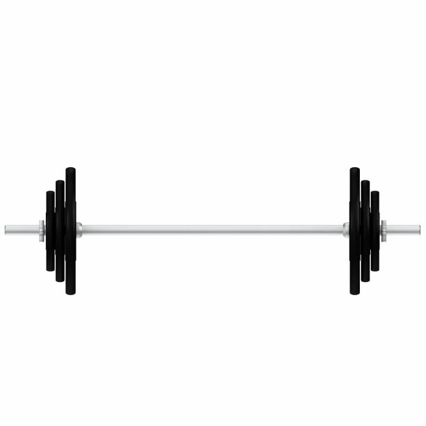 istock Bar and plates gymnastics tool 1181034632