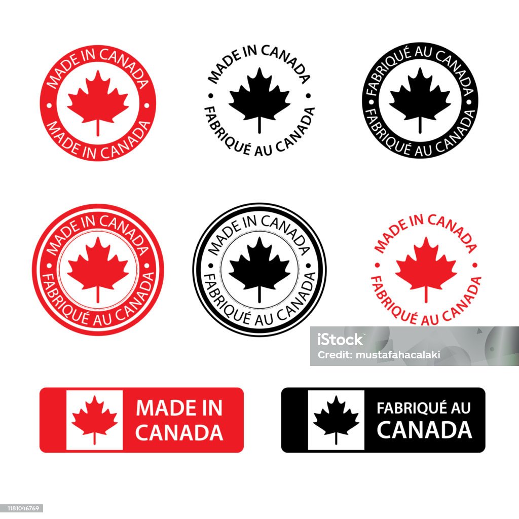 加拿大製造郵票 - 免版稅加拿大圖庫向量圖形