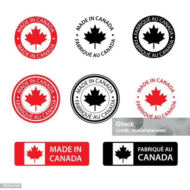 加拿大製造郵票向量圖形及更多加拿大圖片 - 加拿大, 做, 楓葉
