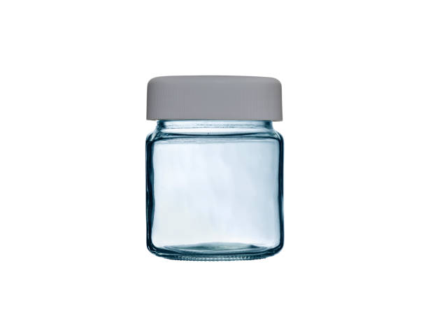 istock empty glass jar with plastic lid isolated on white background 1181046794