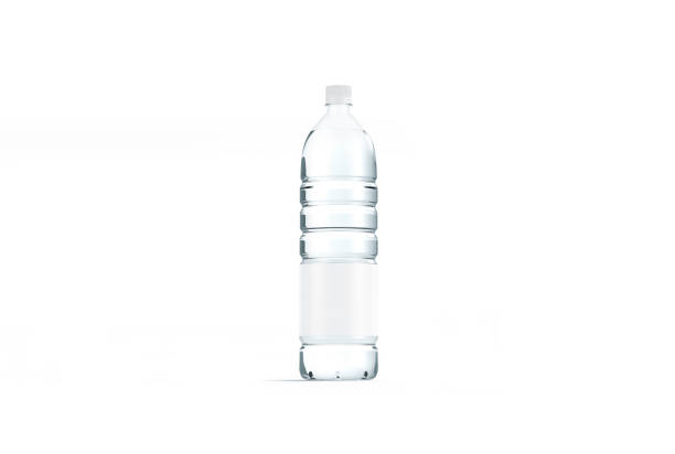 istock Blank transparent plastic bottle mock up, isolated 1181046948