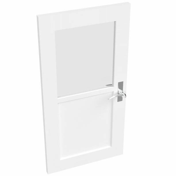istock Half glass door 1181047766