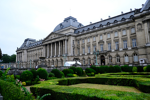Visitors take a tour in the Royal Palace in Brussels, Belgium on July 28, 2019. From 23 July to 25 August 2019 the Royal Palace opens its doors to the public.