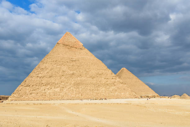 istock The great pyramids in Giza plateau. Cairo, Egypt 1181049709