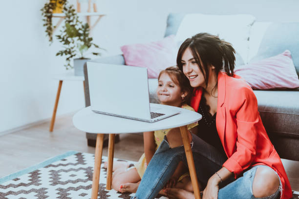 istock Mother Working From Home with Kid 1181051109