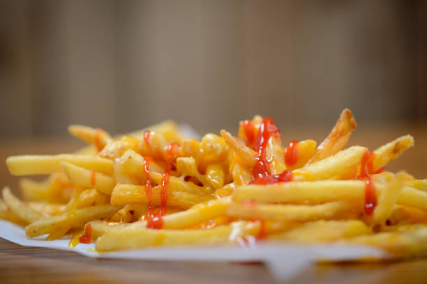 istock French fries with copy space 1181056930