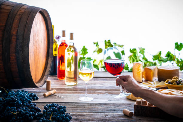 Bottle and glass of cider in Asturias Spain