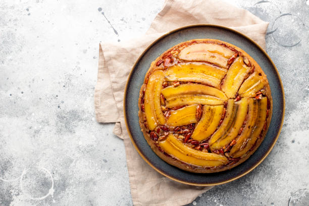 istock Banana Cake with pecan nuts 1181056971