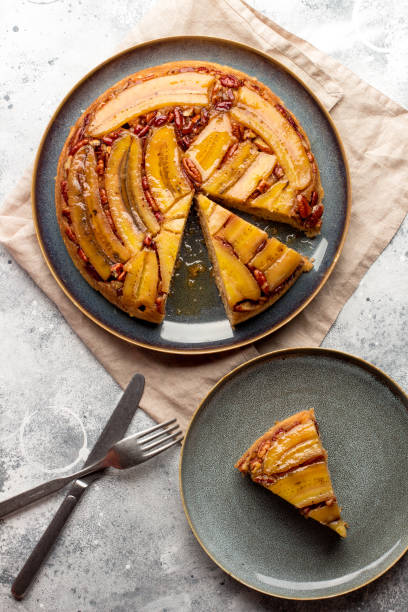 istock Banana Cake with pecan nuts 1181057065