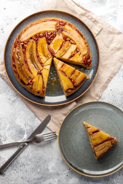 istock Banana Cake with pecan nuts 1181057077