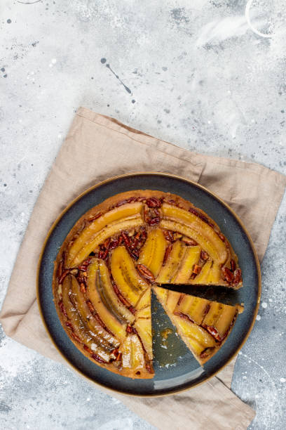 istock Banana Cake with pecan nuts 1181057087