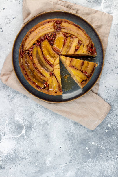 istock Banana Cake with pecan nuts 1181057097