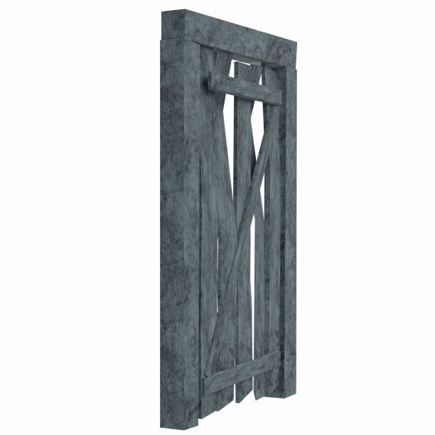 istock Mine entrance door 1181061441
