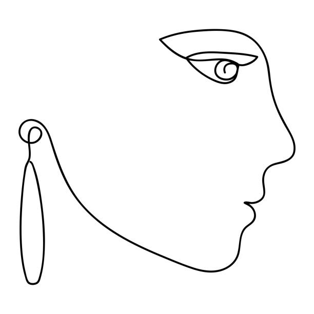 Ilustración de Perfil De Cara Abstracta De Mujer Dibujo De Una Línea Ilustración De Contorno Dibujada A Mano Línea Continua Retrato Femenino Ilustración Vectorial y más Vectores Libres de Derechos de Pendiente - Ilustración de Perfil De Cara Abstracta De Mujer Dibujo De Una Línea Ilustración De Contorno Dibujada A Mano Línea Continua Retrato Femenino Ilustración Vectorial y más Vectores Libres de Derechos de Pendiente -
