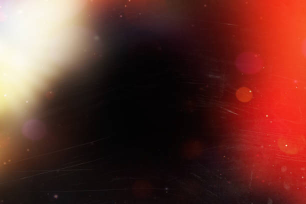 istock Abstract night light bokeh defocused background, dark background with abstract bokeh, rays of light 1181065201