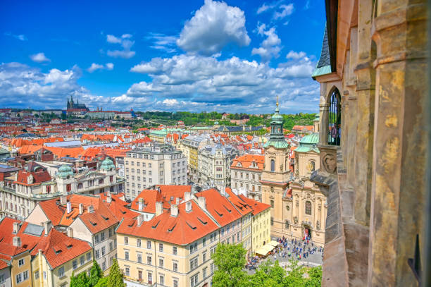 istock Prague, Czech Republic and Prague Castle 1181068296