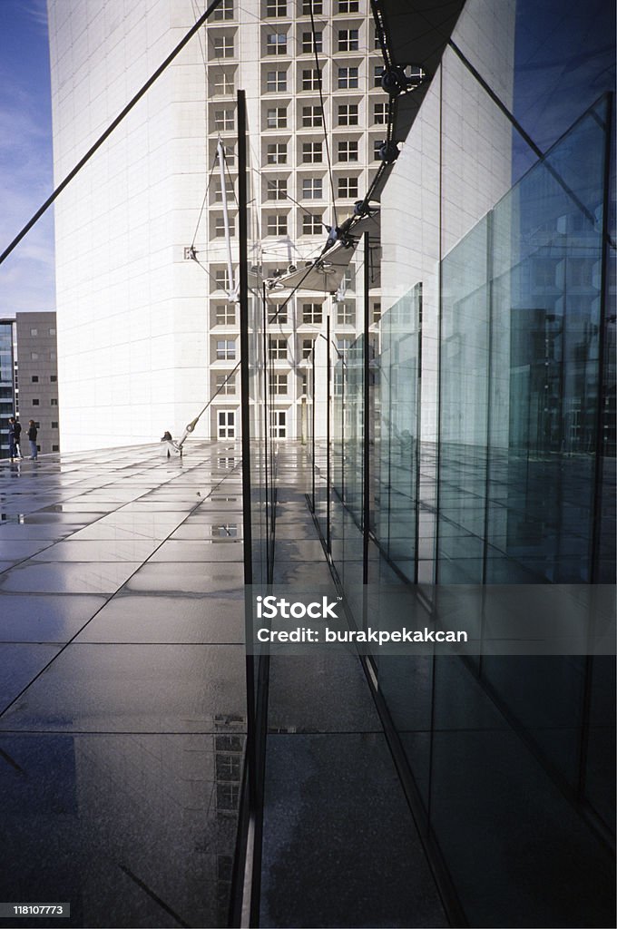 Frankreich, Paris, La Défense, Reflexion der Gebäude-Glas - Lizenzfrei Architektur Stock-Foto