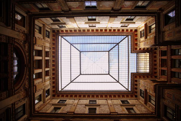 istock Looking up, public passage, Rome, Italy 1181078338