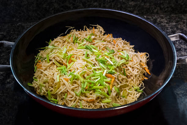 istock Chinese Style Fried Noodle With vagetable 1181081348