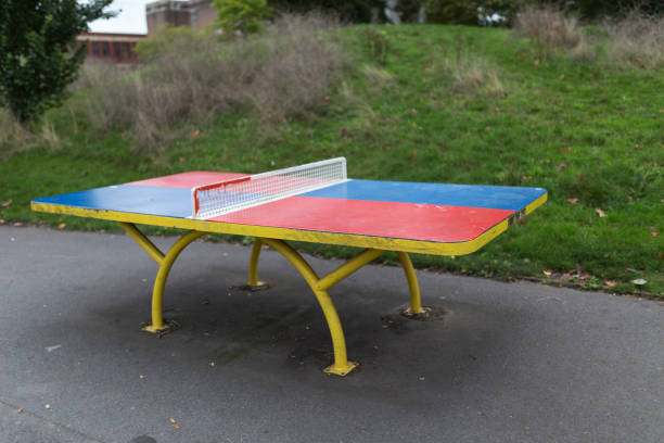 istock Colorful Table Tennis In Playground 1181082507