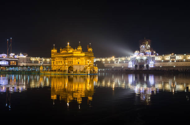istock Golden Temple at night in Amritsar, Punjab, India. 1181085707