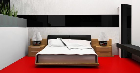 3d image of modern beds