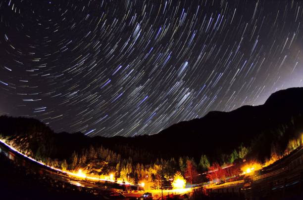 istock Star Trails in Porteau Cove 1181113772