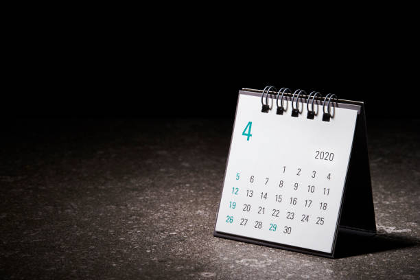 istock 2020 April calendar 1181117947