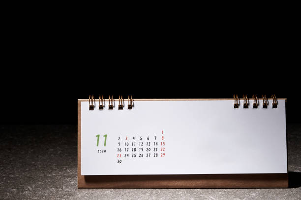 istock 2020 November calendar 1181117968