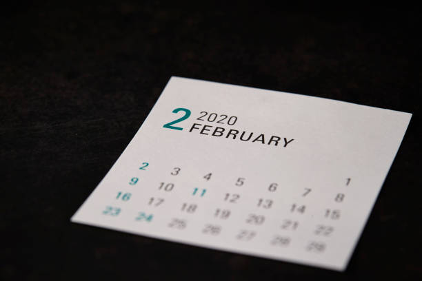 istock 2020 February calendar 1181118887