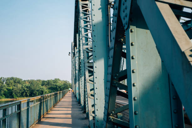 istock Jozef Pilsudski bridge and Vistula River in Torun, Poland 1181120715