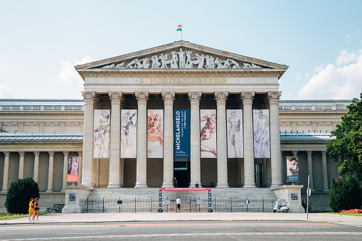Budapest, Hungary - June 27, 2019 : Museum of Fine Arts (Szepmuveszeti Muzeum)