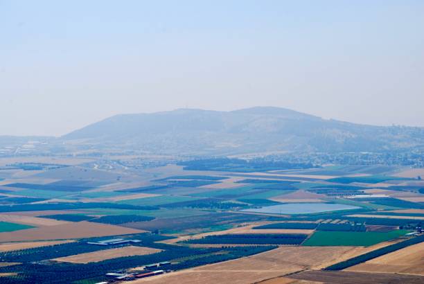 Valley fields below Mount of Precipice
