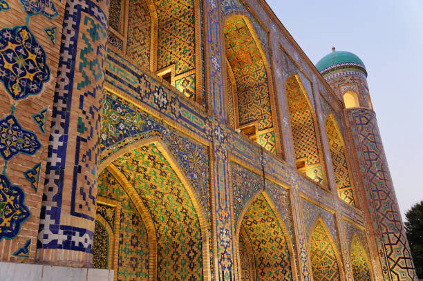 istock Registan Square in Samarkand, Uzbekistan at night 1181136474