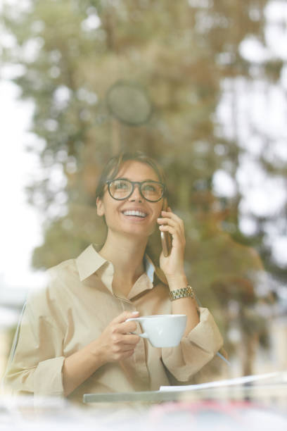 istock Businesswoman in a cafe 1181137375
