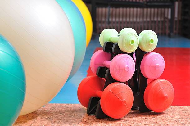 istock Gymnasium equipment 118114132