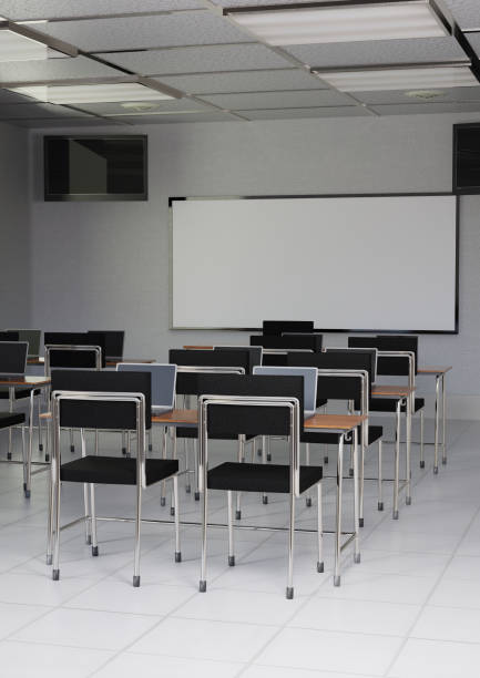 istock 3D illustration business class room 1181145974