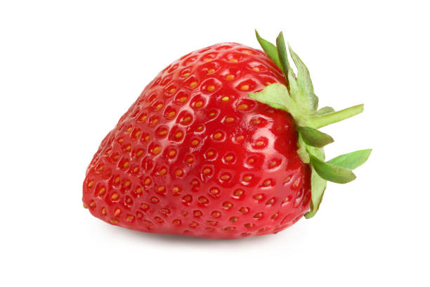 istock Strawberry isolated on white background close up. 1181149583